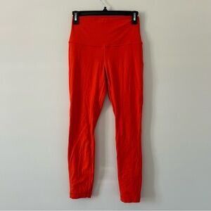 Lululemon Align High Rise Leggings 25in Solar Orange 6